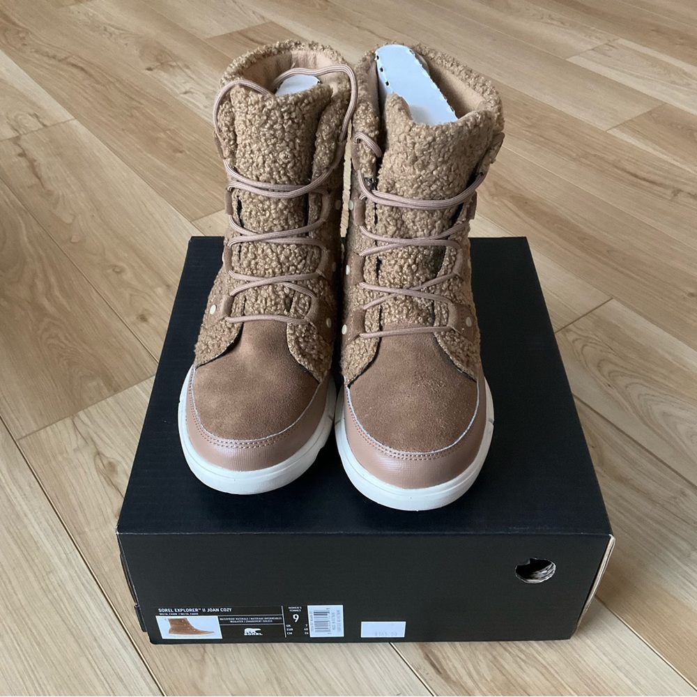 Same day shipping! NIB Sorel Explorer II Joan Cozy Size 9 - Picture 3 of 6